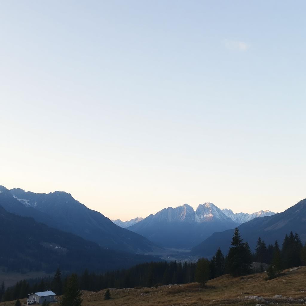 Skandinavische Berglandschaft im Morgenlicht – Symbol für die Reinheit der NordicFuel-Rohstoffe